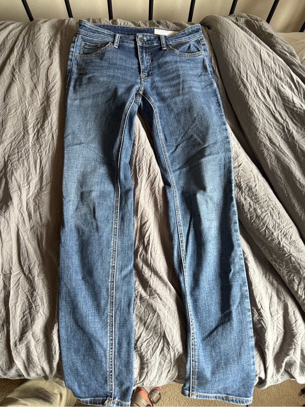 rag & bone Women's Boyfriend Jeans - Mid Blue Wash